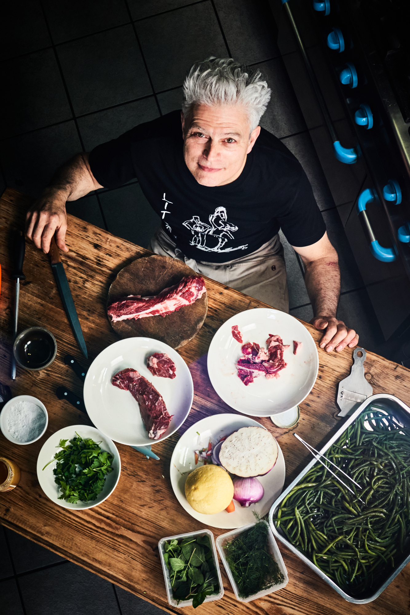 Chef Marco Marongiu, Betreiber des Culina Restaurants in Nürnberg seit 1992 Photo ©:  Simon Martinelli