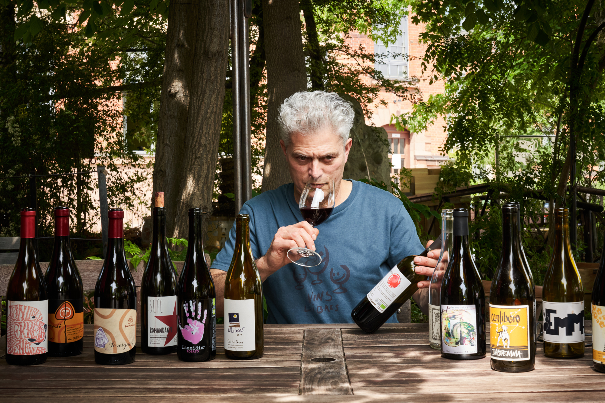 Marco Marongiu liebt Naturweine ohne zusätzlich zugefügte Sulfite Photo ©: Simon Martinelli